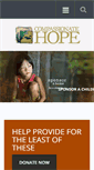 Mobile Screenshot of compassionatehope.org